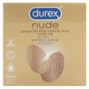 DUREX Nude Extra Large XL 2 Préservatifs-16518