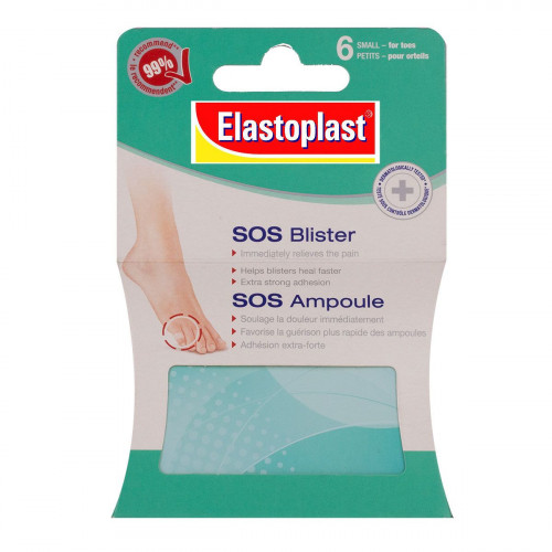 ELASTOPLAST 6 petits pansements SOS ampoule orteils-16528 ELASTOPLAST 6 petits pansements SOS ampoule orteils-16528