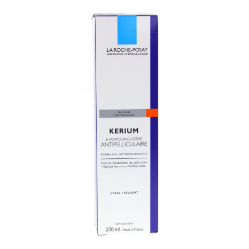 La Roche Posay Kerium 200mL - Shampoing Antipelliculaire Sec La Roche Posay Kerium 200mL - Shampoing Antipelliculaire Sec