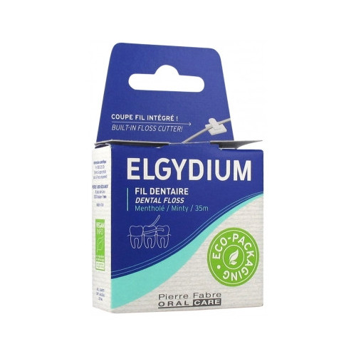 ELGYDIUM Fil Dentaire Mentholé 35 m-16535 ELGYDIUM Fil Dentaire Mentholé 35 m-16535