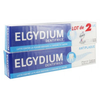 ELGYDIUM Dentifrice Anti Plaque Lot de 2 x 75 ml-16536
