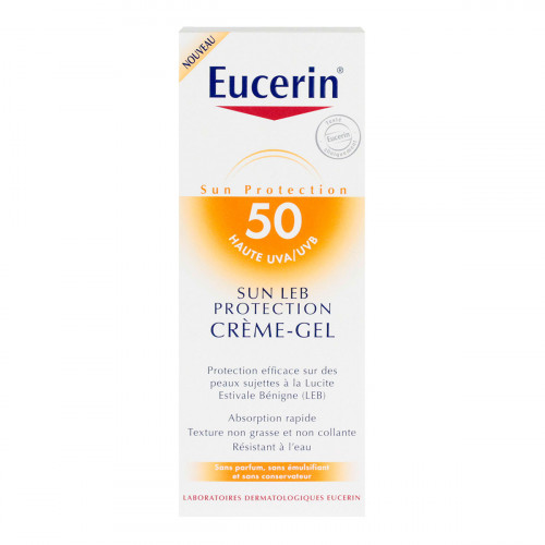 EUCERIN Gel crème Sun Leb SPF50 150ml-16556