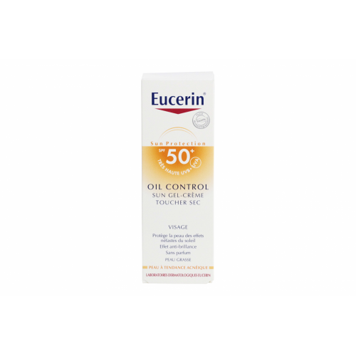 EUCERIN Oil Control Sun Gel-crème SPF50+ peaux grasses 50ml-16557 EUCERIN Oil Control Sun Gel-crème SPF50+ peaux grasses 50ml-16557