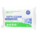 GIFRER Septi-Clean Lingettes Désinfectantes 2en1 Mains et Surfaces 70 Lingettes-16595