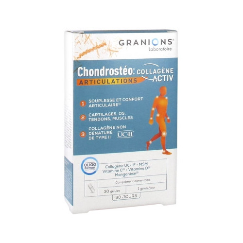 GRANIONS Chondrostéo Articulations Collagène Activ 30 Gélules-16610