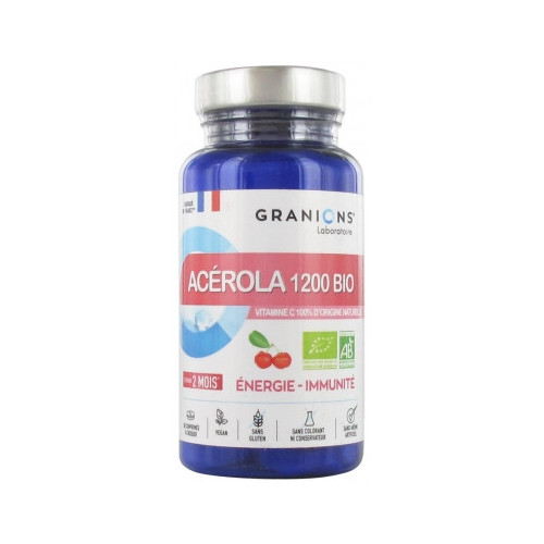 GRANIONS Acérola 1200 Bio 30 Comprimés-16615