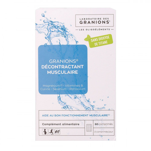 GRANIONS Décontractant musculaire 60 comprimés-16618