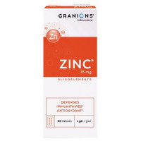 GRANIONS Zinc 15 mg 60 Gélules-16622