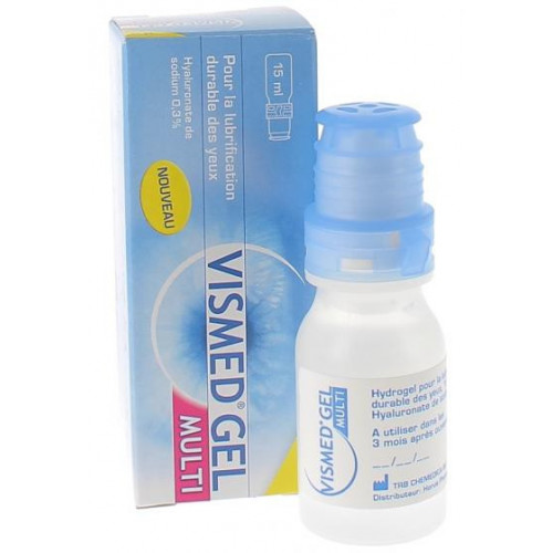 HORUS PHARMA Vismed Gel stérile lubrification des yeux 15 ml-16634