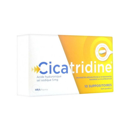 HRA Pharma Cicatridine 10 Suppositoires - Soulagement Hémorroïdes