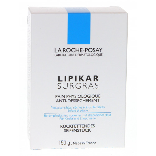 La Roche Posay Lipikar Pain Surgras 2x150g - Peau douce et hydratée La Roche Posay Lipikar Pain Surgras 2x150g - Peau douce et hydratée