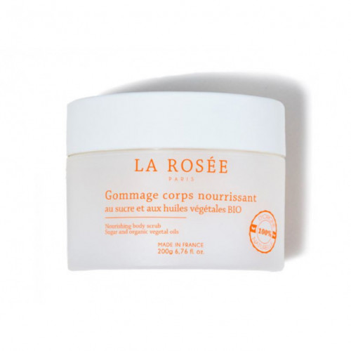 LA ROSEE Gommage Corps Nourrissant au Sucre et aux Huiles Végétales Bio, 200g-16655