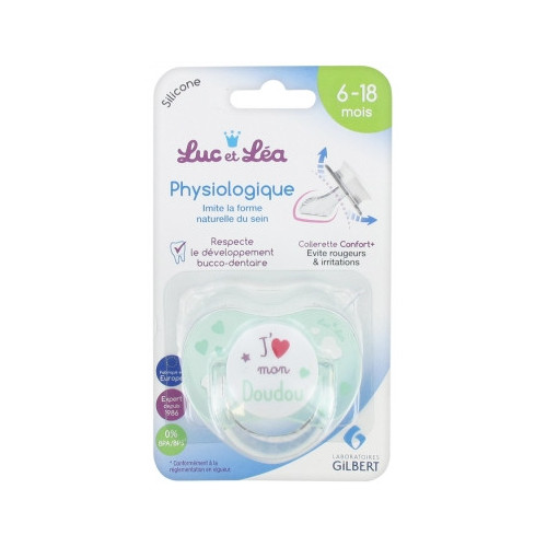 LUC ET LEA Sucette Silicone Physiologique avec Anneau 6 - 18 Mois-16670 LUC ET LEA Sucette Silicone Physiologique avec Anneau 6 - 18 Mois-16670