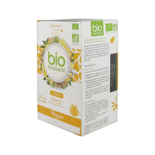 NUTRISANTE Infusion Bio Énergie 20 sachets-16701 NUTRISANTE Infusion Bio Énergie 20 sachets-16701