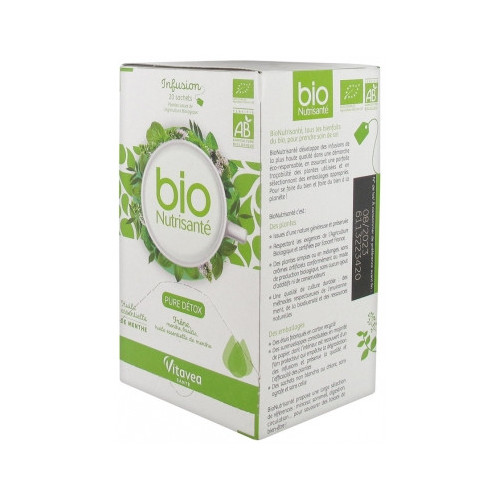 NUTRISANTE Infusion Bio Pure Détox 20 Sachets-16703