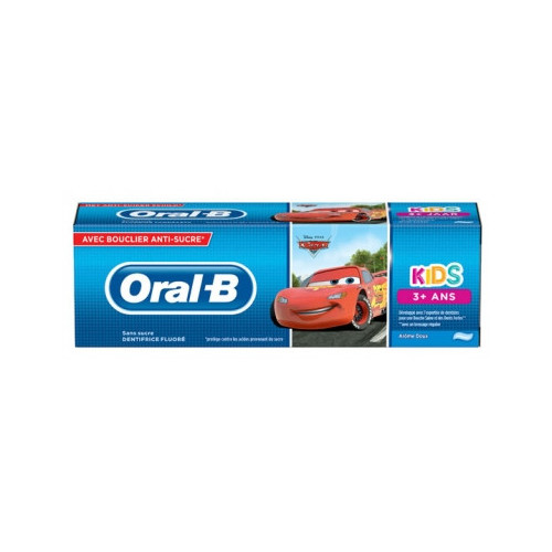 ORAL B Kids Dentifrice Fluoré Sans Sucre 3 Ans et + 75 ml-16709