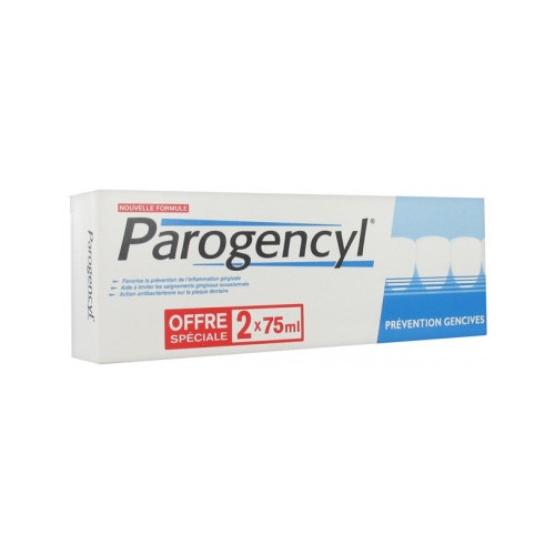 PAROGENCYL Prévention Gencives Lot de 2 x 75 ml-16722