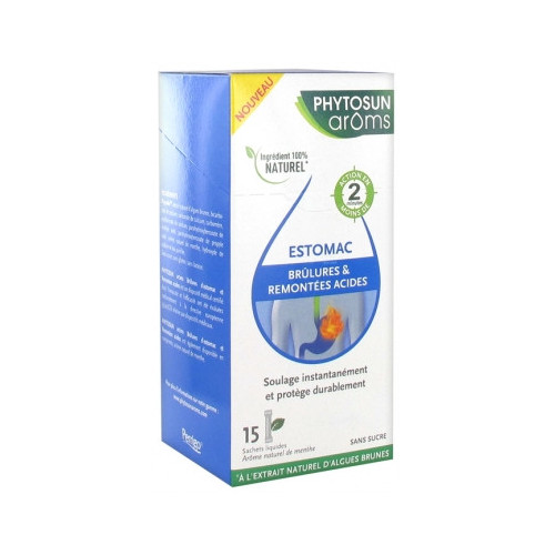 PHYTOSUN AROMS Estomac 15 Sachets Liquides-16729 PHYTOSUN AROMS Estomac 15 Sachets Liquides-16729