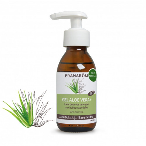 PRANAROM Aromaself Gel Aloe Vera BIO Flacon Pompe 100 ml-16747