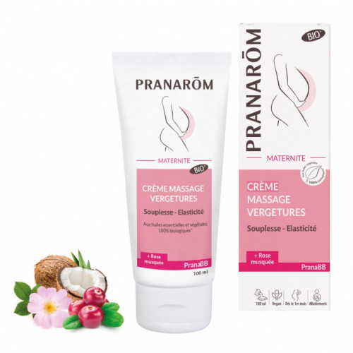 PRANAROM PranaBB Crème Massage Vergetures BIO-16754