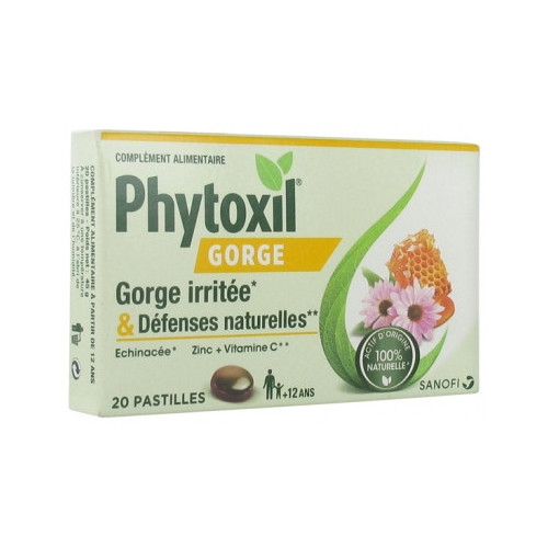 SANOFI Phytoxil Gorge Irritée & Défenses Immunitaires 20 Pastilles-16776