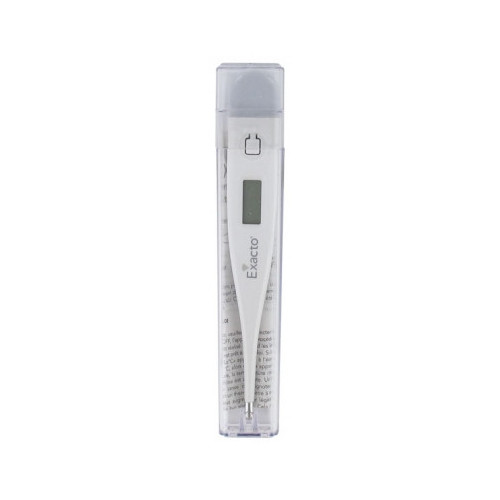 BIOSYNEX Exacto Thermomètre Digital Rigide - Couleur : Gris-16844 BIOSYNEX Exacto Thermomètre Digital Rigide - Couleur : Gris-16844