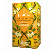 PUKKA Thé Citron Gingembre et Miel de Manuka Bio, 20 sachets-16873