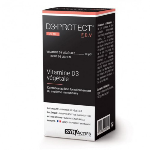 ARAGAN D3 PROTECT FDV VITAMINE D3 VÉGÉTALE 20 ML