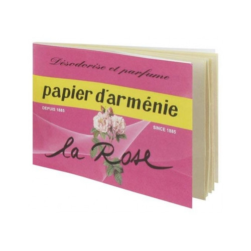PAPIER D'ARMENIE Carnet La Rose-16895
