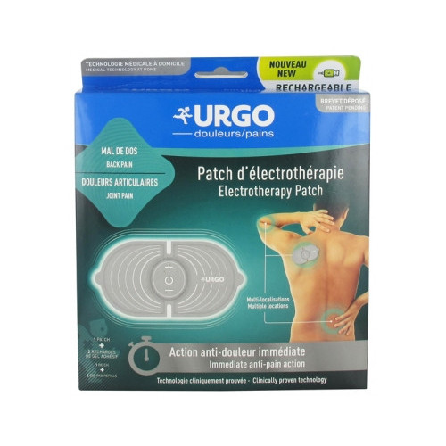 URGO Patch d'Électrothérapie Rechargeable 1 Patch-16899 URGO Patch d'Électrothérapie Rechargeable 1 Patch-16899