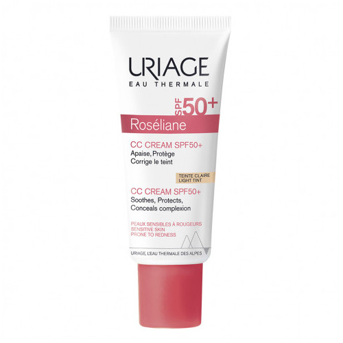 URIAGE Roséliane CC Cream SPF50+ Peaux sensibles sujettes aux rougeurs 40ml-16922 URIAGE Roséliane CC Cream SPF50+ Peaux sensibles sujettes aux rougeurs 40ml-16922
