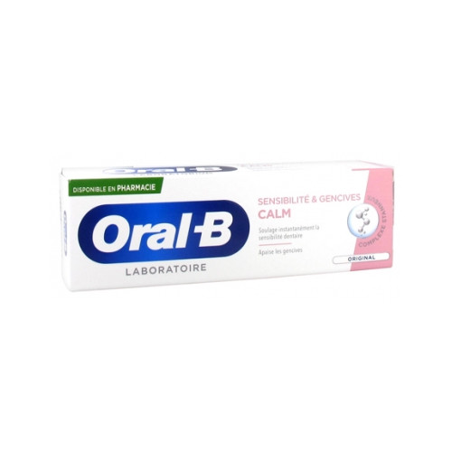 ORAL B Dentifrice Sensiblité & Gencives CALM 75 ml-17080 ORAL B Dentifrice Sensiblité & Gencives CALM 75 ml-17080