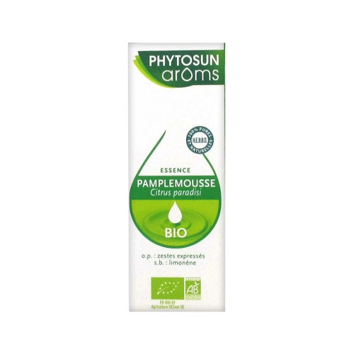 PHYTOSUN AROMS Essence de Pamplemousse (Citrus paradisi) Bio 10 ml-17084 PHYTOSUN AROMS Essence de Pamplemousse (Citrus paradisi) Bio 10 ml-17084