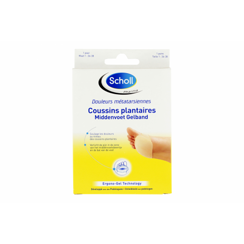 SCHOLL 2 coussins plantaires 36-38 (taille 1)-17099 SCHOLL 2 coussins plantaires 36-38 (taille 1)-17099