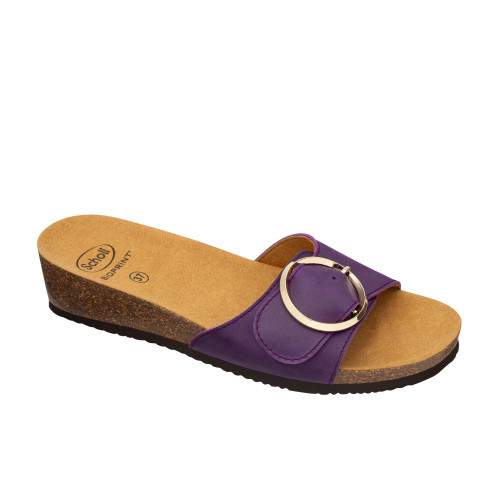 Scholl Amalfi Mules Violet 39 - Confort et Élégance