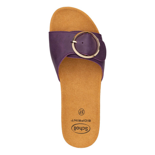 Scholl Amalfi Mules Violet 39 - Confort et Élégance