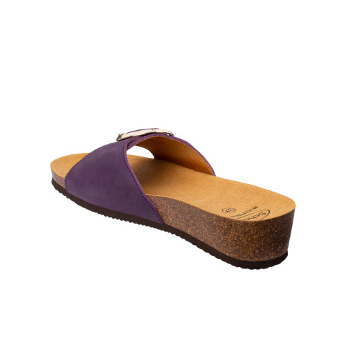 Scholl Amalfi Mules Violet 39 - Confort et Élégance