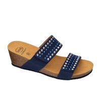 Scholl Michelle Mules Bleu 40 - Confort et Élégance