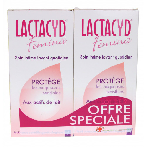 Lactacyd Femina Soin Doux Intime 2x400ml - Nettoyage Délicat Lactacyd Femina Soin Doux Intime 2x400ml - Nettoyage Délicat