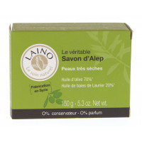 LAINO Savon d'Alep 150g - Nettoie Peaux Sèches