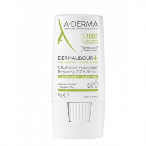 ADERMA DERMALIBOUR+ CICA Stick Réparateur 8 g-17538 ADERMA DERMALIBOUR+ CICA Stick Réparateur 8 g-17538