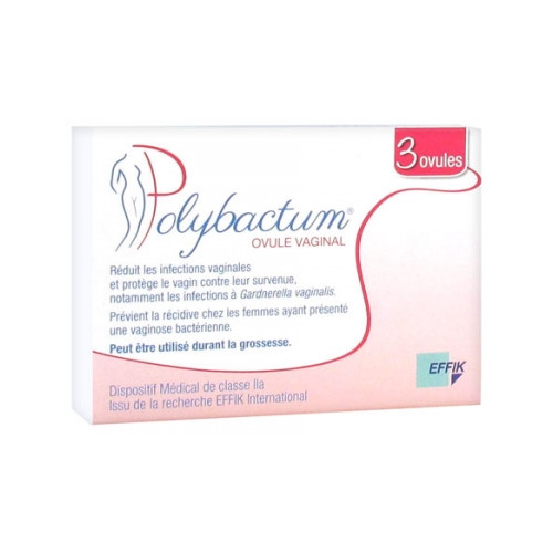 EFFIK Polybactum Ovule Vaginal 3 Ovules - Réduction infections
