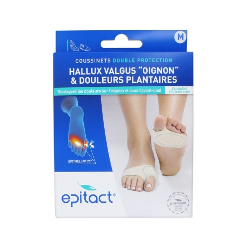 EPITACT Coussinets double protection, hallux valgus & douleurs-17583 EPITACT Coussinets double protection, hallux valgus & douleurs-17583