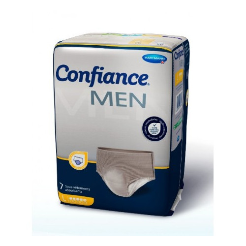 HARTMANN Confiance Men Sous-Vêtements Absorbants 5 Gouttes Taille L-17596 HARTMANN Confiance Men Sous-Vêtements Absorbants 5 Gouttes Taille L-17596