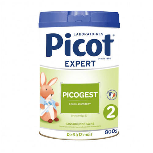 Pharma360 - Picot Picogest 2 800g - Lait épaissi pour bébés 6-12 mois
