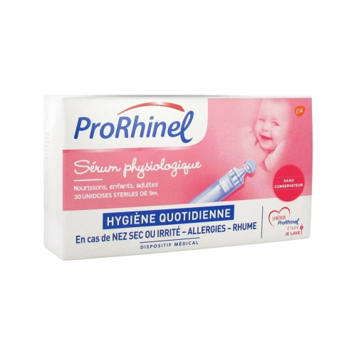 PRORHINEL Sérum Physiologique 30 Unidoses-17646 PRORHINEL Sérum Physiologique 30 Unidoses-17646