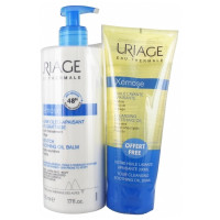 URIAGE Xémose Baume Oléo-Apaisant Anti-Grattage 500 ml + Huile Lavante Apaisante 200 ml Offerte-17667