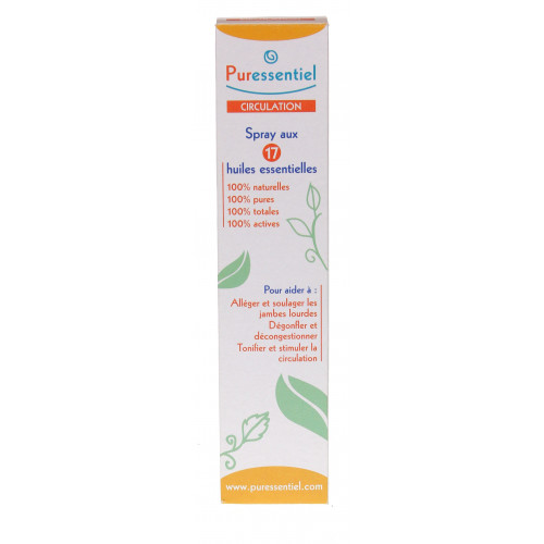 PURESSENTIEL Spray 100mL: Soulagement et Fraîcheur pour Jambes Légères