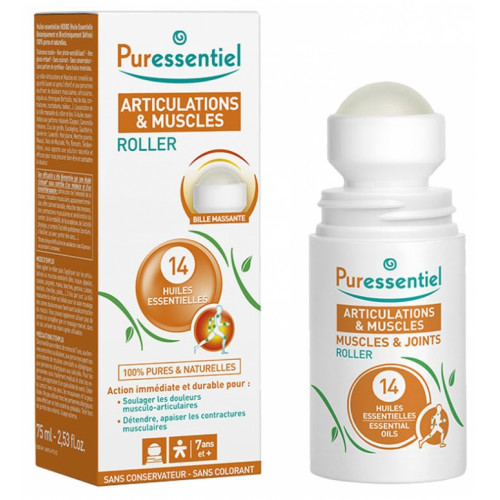 Puressentiel Articulations Roller 50ml - Soulage et Détend Muscles