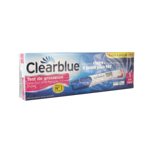 CLEARBLUE Test de Grossesse Détection Ultra Précoce Digital-17779